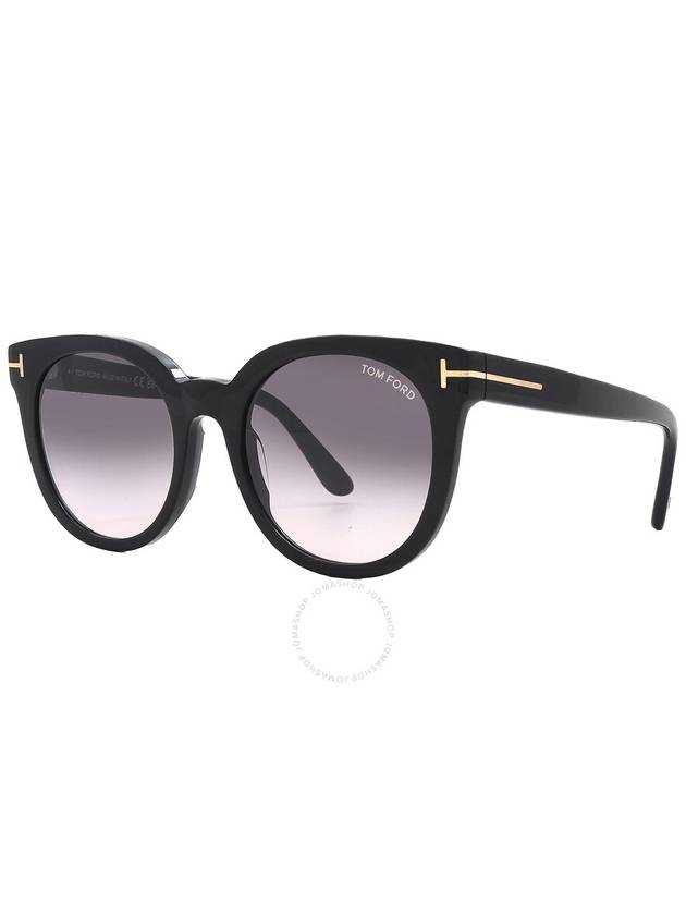 Smoke Gradient Oval Ladies Sunglasses - TOM FORD - BALAAN 4