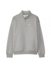 Solo Swoosh Quarter Zip Up Top Sweatshirt Gray - NIKE - BALAAN 2