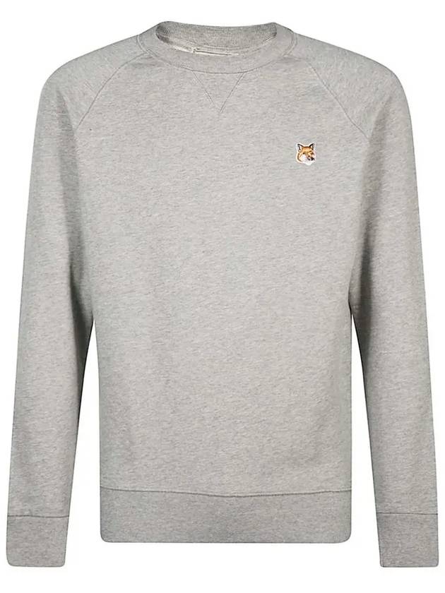 Fox Head Patch Classic Sweatshirt Grey Melange - MAISON KITSUNE - BALAAN 2