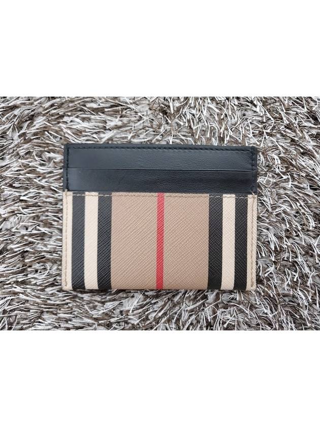 Icon Tripe Canvas Card Wallet - BURBERRY - BALAAN 4