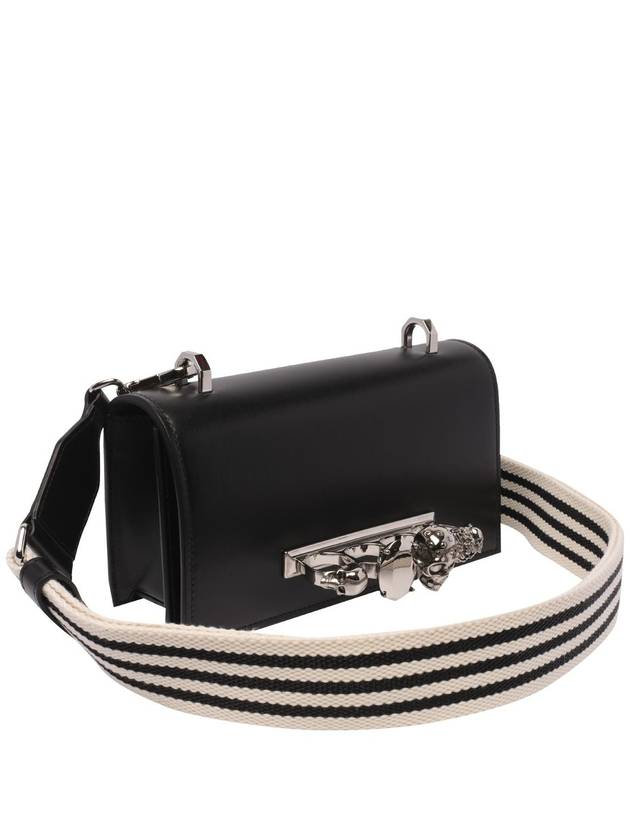 Jewel Satchel Cross Bag Black - ALEXANDER MCQUEEN - BALAAN 3