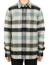 RU02B2729 WFP 08P Check Print Overshirt - RICK OWENS - BALAAN 1