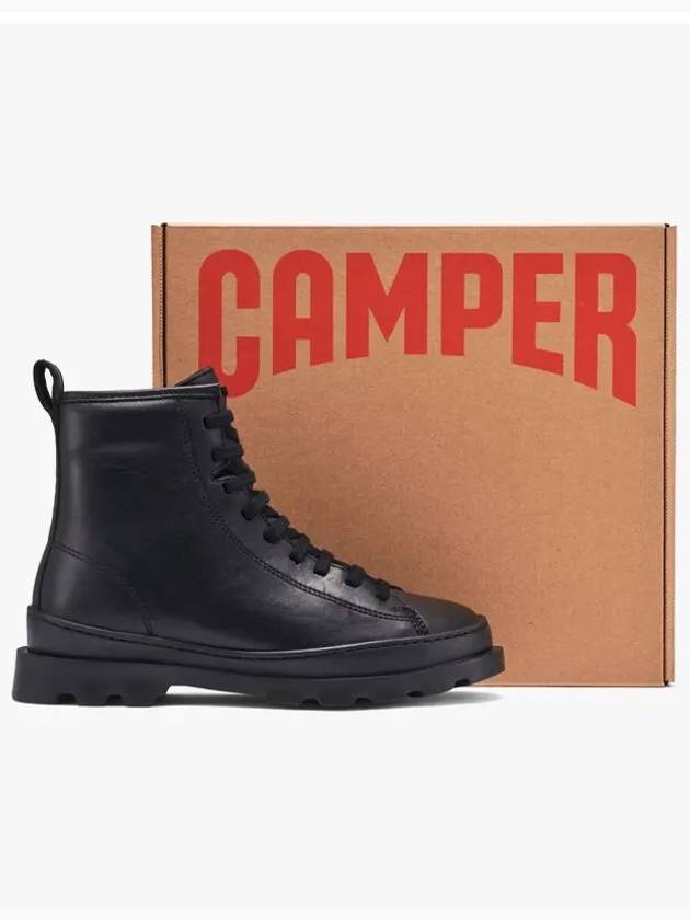 Brutus Medium Lace-up Worker Boots Black - CAMPER - BALAAN 5