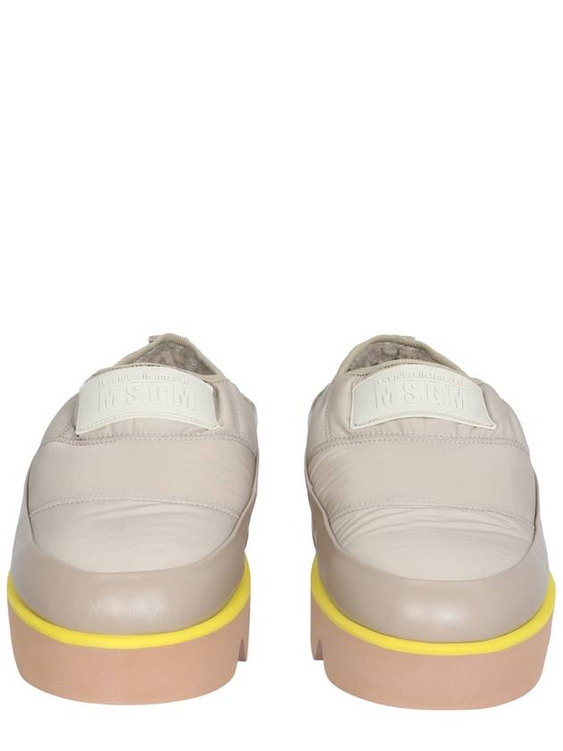 Puff Low Top Sneakers Beige - MSGM - BALAAN 4