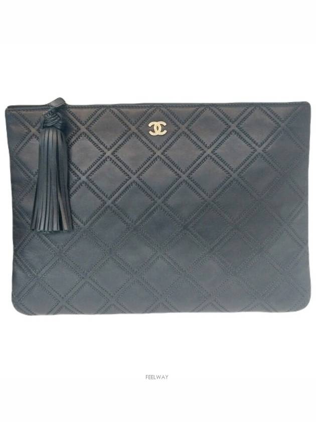 Stitched Tassel Large Clutch Bag No 24 - CHANEL - BALAAN 2