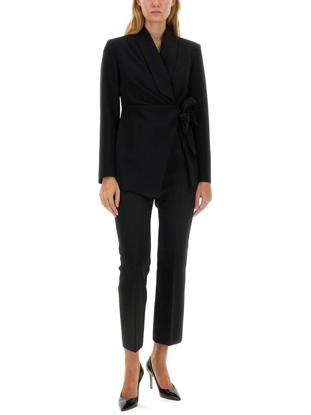 Comma Triacetate Jacket Black - MAX MARA - BALAAN 3