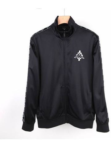 Kappa collaboration track jacket black CMBA040F - MARCELO BURLON - BALAAN 1