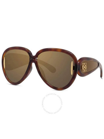 Loewe Brown Mirror Oversized Ladies Sunglasses LW40132I 52G 65 - LOEWE - BALAAN 1