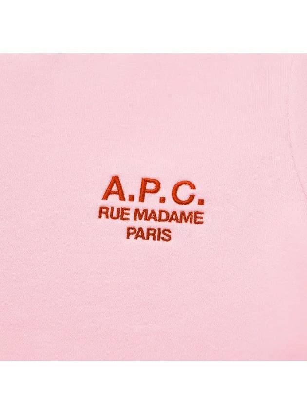 Skye Logo Sweatshirt Pink - A.P.C. - BALAAN 4