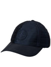 Nylon Metal 6 Panel Ball Cap Navy - STONE ISLAND - BALAAN 2