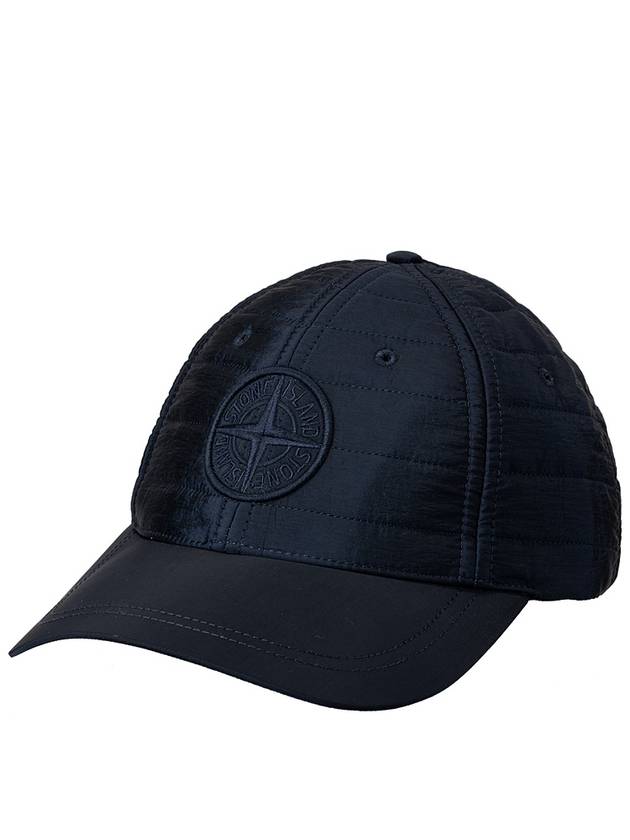 Nylon Metal 6 Panel Ball Cap Navy - STONE ISLAND - BALAAN 2