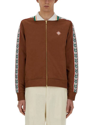 Casablanca Zip Sweatshirt - CASABLANCA - BALAAN 1