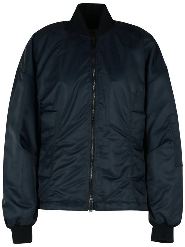 Sportmax 'Zebu' Black Nylon Bomber Jacket - MAX MARA SPORTMAX - BALAAN 1