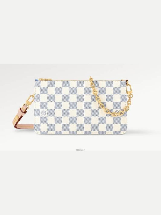 Lexington Damier Pouch Bag Celeste Blue - LOUIS VUITTON - BALAAN 2