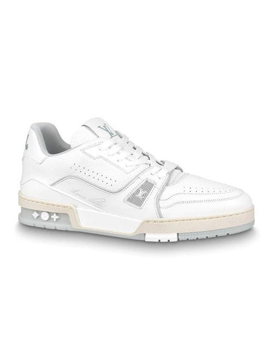 LV Trainer Low Top Sneakers White - LOUIS VUITTON - BALAAN 1