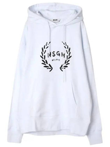 logo print hooded sweatshirt men - MSGM - BALAAN 1