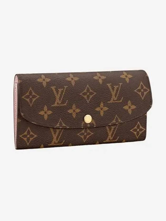 Louis VuittionEmily Monogram Long Wallet Brown - LOUIS VUITTON - BALAAN 2