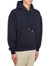 Label Hoodie Navy - AMI - BALAAN 4