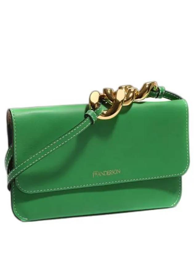 Logo Print Small Shoulder Bag Green - JW ANDERSON - BALAAN 2