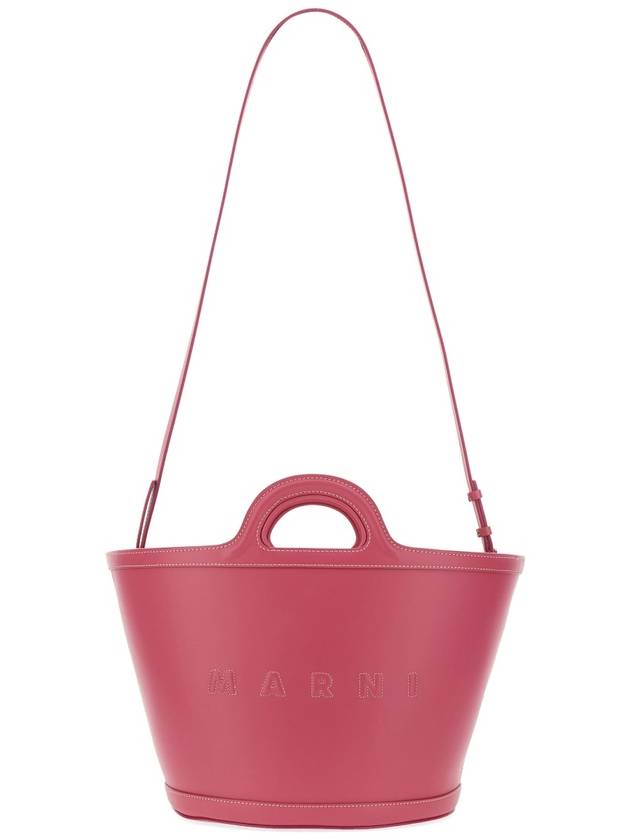 Tropicalia small leather tote bag - MARNI - BALAAN 4