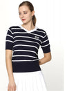 Marine Look STRIPE Cerakara Short Sleeve SweaterHE2WSW001 - HOLIC&PLAY - BALAAN 3