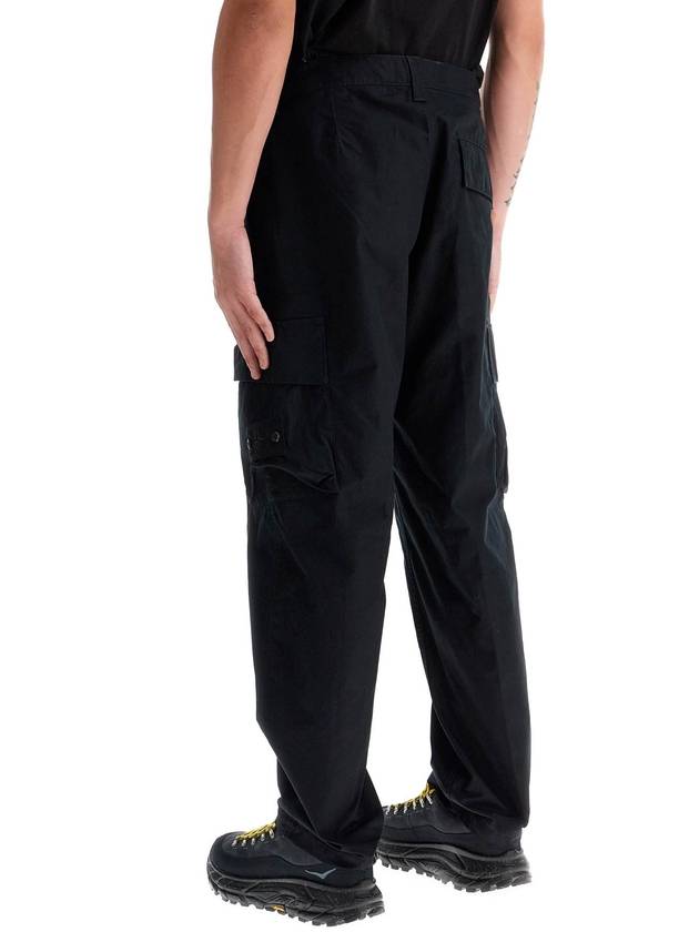 Compass Badge Straight Pants Black - STONE ISLAND - BALAAN 4