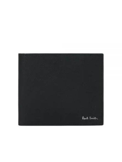 Commuter Mini Interior Half Wallet Black - PAUL SMITH - BALAAN 2