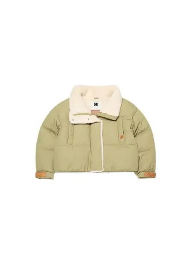 KODAK Apparel Brownie Short Duck Down Jacket Women LIGHT GREEN K3423LDJC4LGNW - KODO - BALAAN 1