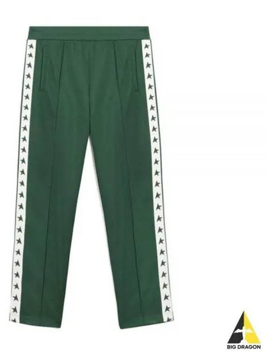 Men's Road Tapered Track Pants Green - GOLDEN GOOSE - BALAAN 2