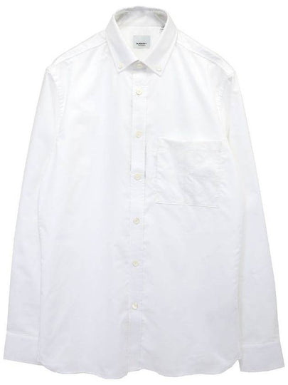 Long Sleeve Shirt 8055779 A1462 OPTIC WHITE - BURBERRY - BALAAN 2