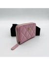 Classic zipper card wallet pink caviar AP0216B10583NY558 - CHANEL - BALAAN 4