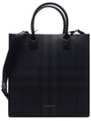 Slim Vertical Denny Tote Bag Charcoal - BURBERRY - BALAAN 2