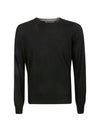 Wool Cashmere Knit Top Black - BRUNELLO CUCINELLI - BALAAN 1