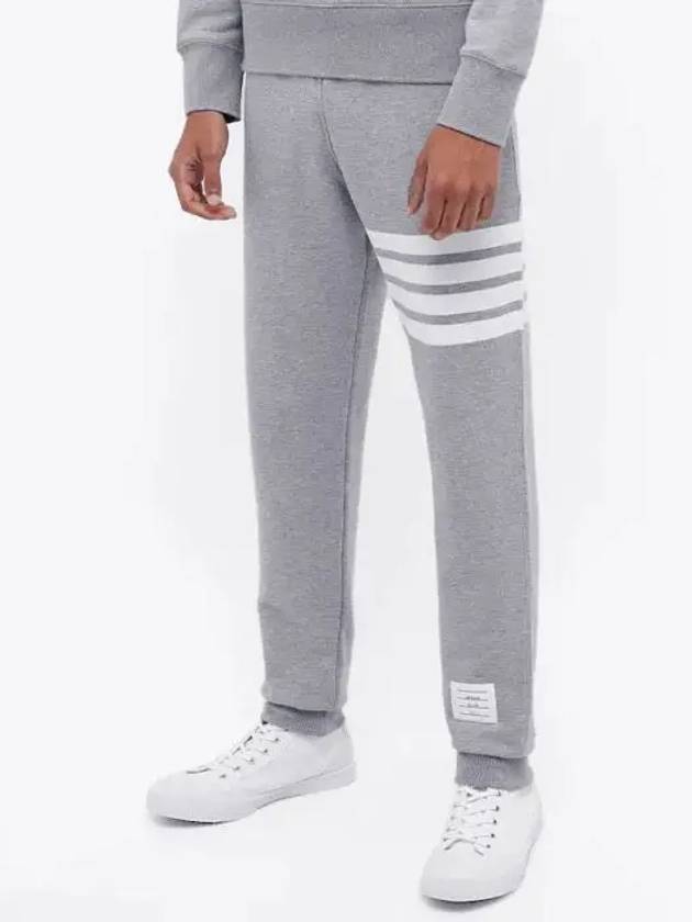 Men's Classic Loopback Engineered 4-Bar Sweatpants Light Grey - THOM BROWNE - BALAAN 6