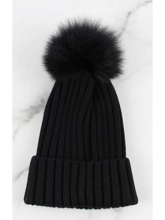 blue fox wool beanie - MONCLER - BALAAN 3