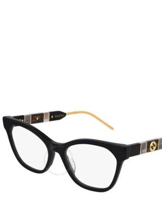 Eyewear Web Detail G Logo Havana Glasses Black - GUCCI - BALAAN 2