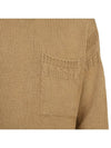 Men's Mock Neck Wool Knit Top Camel - TEN C - BALAAN 9