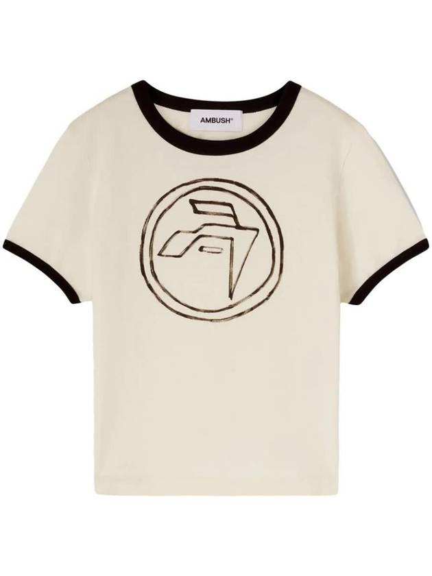 Short Sleeve T-Shirt BWAA048S24JER001 3110 TOFU TAP SHOE - AMBUSH - BALAAN 2