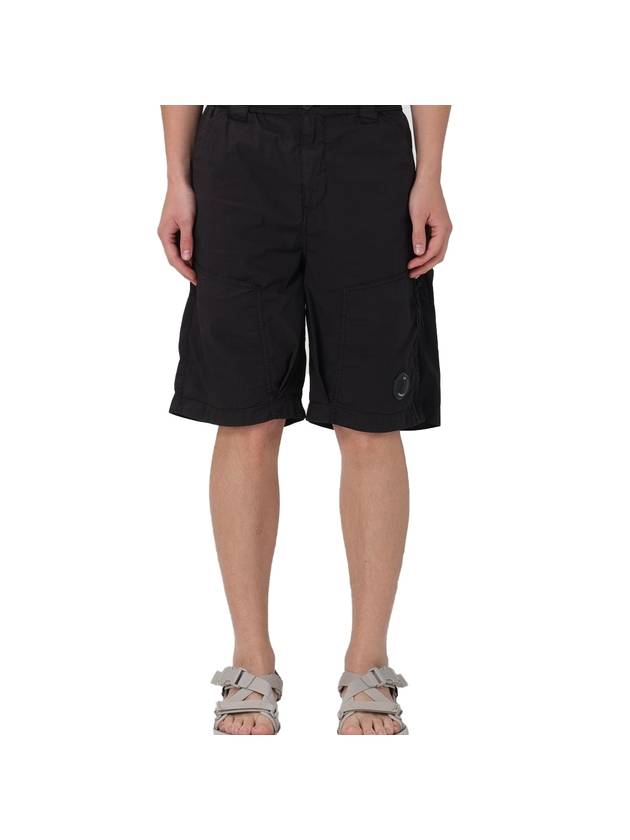 24SS CP Company Short Pants 16CMBE073A006439G 999 Black - CP COMPANY - BALAAN 1