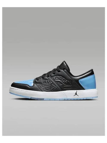 Jordan Nu Retro 1 Low Men s Sneakers Black White Football Gray University Blue DV5141 004 698818 - NIKE - BALAAN 1