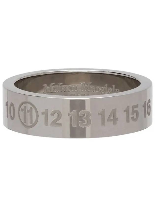 Maison Margiela Numbers Number Logo Sterling Silver Clean Ring Ring - MAISON MARGIELA - BALAAN 3