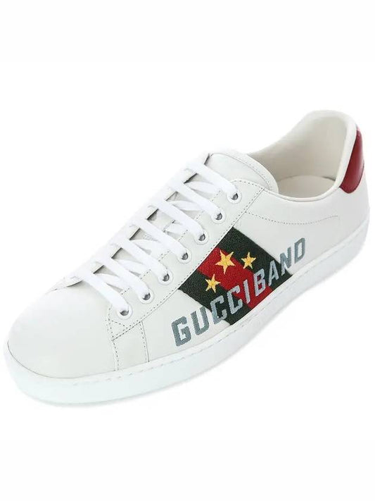 Band Star Ace Low Top Sneakers White - GUCCI - BALAAN.