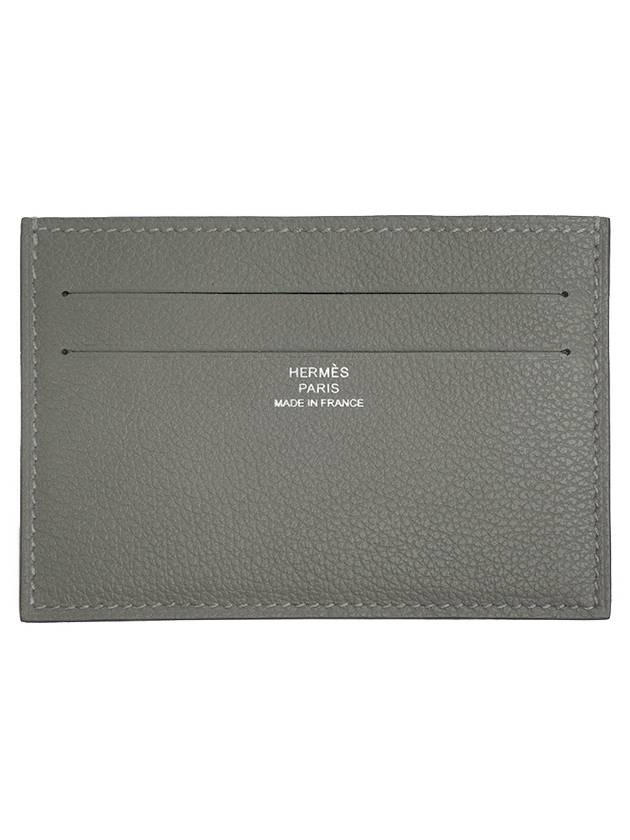 Citizen Twill Card Wallet Grey - HERMES - BALAAN 4