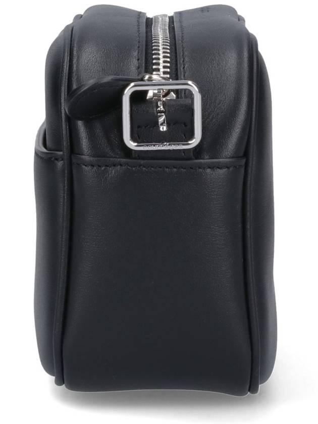 Leather Top Handle Cross Bag Black - COURREGES - BALAAN 6