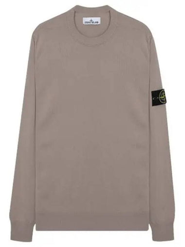 badge crew neck knit - STONE ISLAND - BALAAN 1