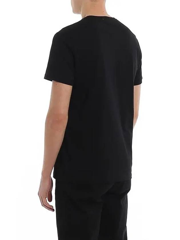 Botanical Logo Short Sleeve T-Shirt Black - ALEXANDER MCQUEEN - BALAAN 6