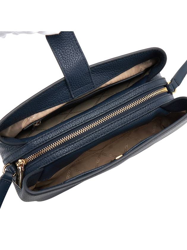 Grained Leather Cross Bag Navy - MICHAEL KORS - BALAAN 7