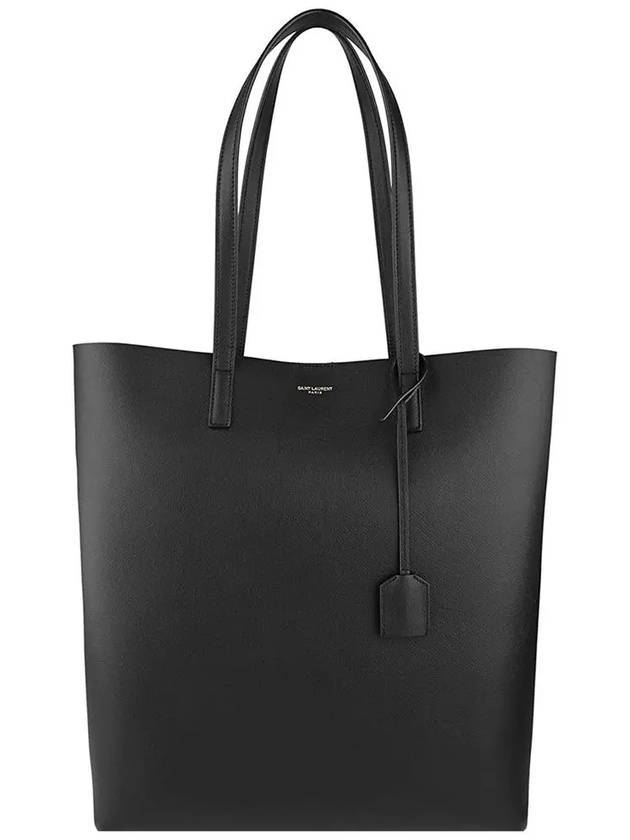 North South Shopping Tote Bag Black - SAINT LAURENT - BALAAN 3