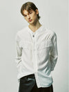 western fringe shirt white - S SY - BALAAN 5