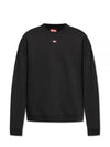 S Box D Logo Patch Sweatshirt Black - DIESEL - BALAAN 2